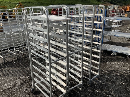 Winhold 20 x 24 x 60 Baker Rack Lot of 3