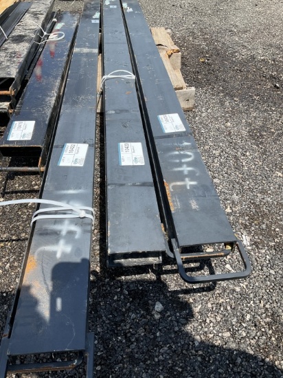 New 10' Forklift Extension Set of 2 Rods