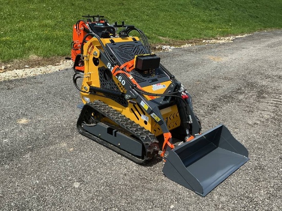 New SSL60 Mini Stand On Skid Steer Yellow