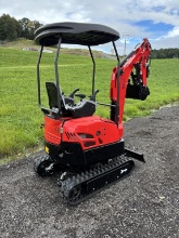 New SDLANCH ME20 Mini Excavator Red