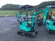 New CFG KV16R Mini Excavator Teal