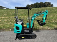 New CFG KT13R Mini Excavator Teal