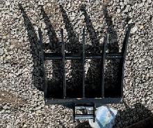 New Mini Excavator Rake Attachment