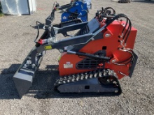 New ZJZ-380 Mini Skid Steer Loader Orange