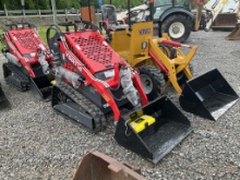 New AGT YSRT14 Mini Skid Steer Loader Red