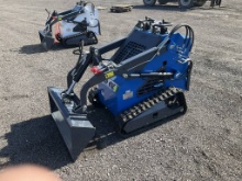 New ZJZ-380 Mini Skid Steer Loader Blue