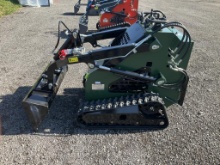 New ZJZ-380 Mini Skid Steer Loader Green