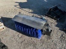New SDLANCH Mini Skid Steer Broom Attachment