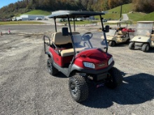 Red Club Car Golf Cart