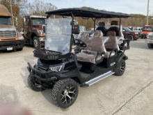 New HQ100 Gray 6 Seater Golf Cart