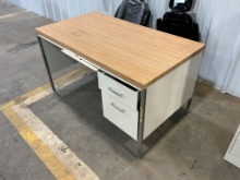 White Metal Desk