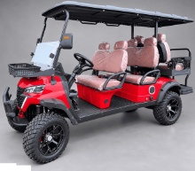 New FT-GC42S Off Road 6 Seater Golf Cart Blue