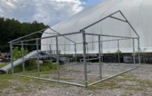 New Heavy Duty Steel Garage Kit 24' x 26'
