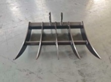 New ZJZ12-50 Rake Mini Excavator Attachment