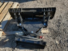 New Mini Skid Steer Snow Blade Attachment