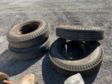 Pallet Lot of 4 Used Tires 10.00/20