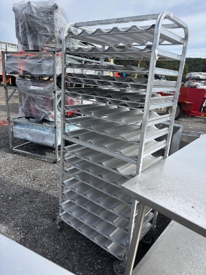 Stainless Steel 2 Row Bakers Rack