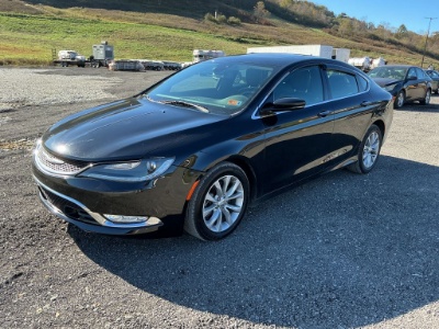 2015 Chrysler 200 C Car Black