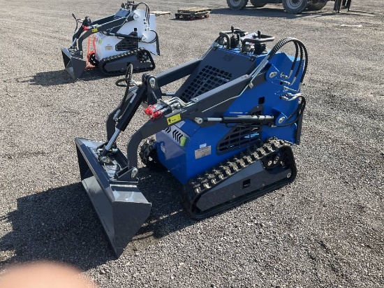 New ZJZ-380 Mini Skid Steer Loader Blue