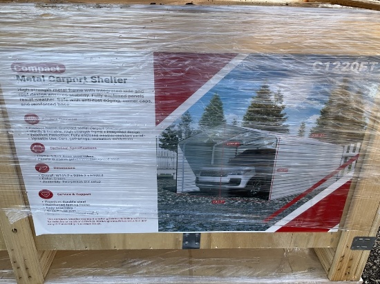 New SDLC1220 12' x 20' Carport Kit