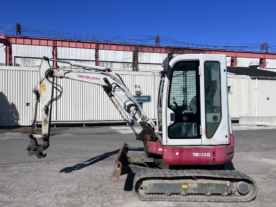 2014 TAKEUCHI TB138FR Excavator
