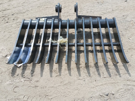 Brand New Unused Landhonor 44in Rake for Mini Excavator (C382)