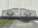 Brand New Unused 20ft Bi-Parting Deer Iron Gate (NY17)
