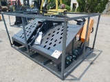 Brand New Unused Landhonor LR-12-72W Landscape Rake Skid Steer Attachment (C355)