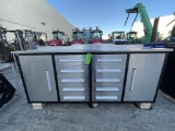 Brand New 7ft 10 Drawer 2 Cabinet Workbench (NY332)