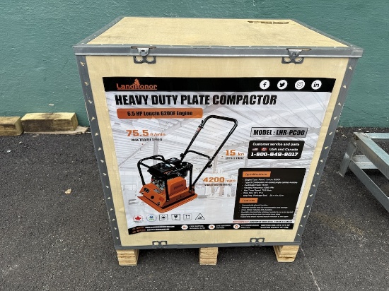 Brand New LandHonor Heavy Duty Plate Compactor (WA27)