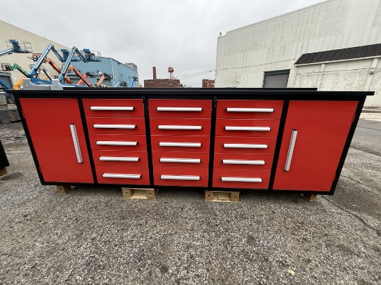 Brand New 10ft 15 Drawer 2 Cabinet Workbench (NY913)