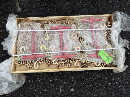 Brand New Lot of 8 Paladin Ratchet Binders and Chains (W262)