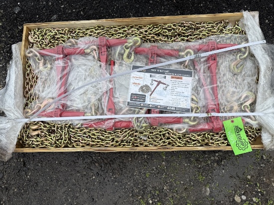 Brand New Lot of 8 Paladin Ratchet Binders and Chains (W263)