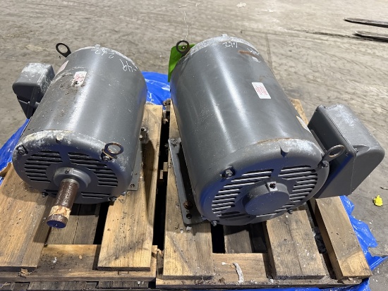 Lot of 2 Baldor Motors (-49)