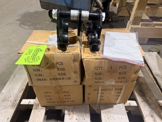 LOT OF 5 BRAND NEW AGT GCT-2000 1-TON TROLLEY