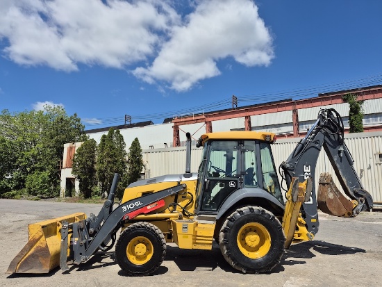 2018 JOHN DEERE 310SL BACKHOE W/ FORKS AND BUCKET (ET301)
