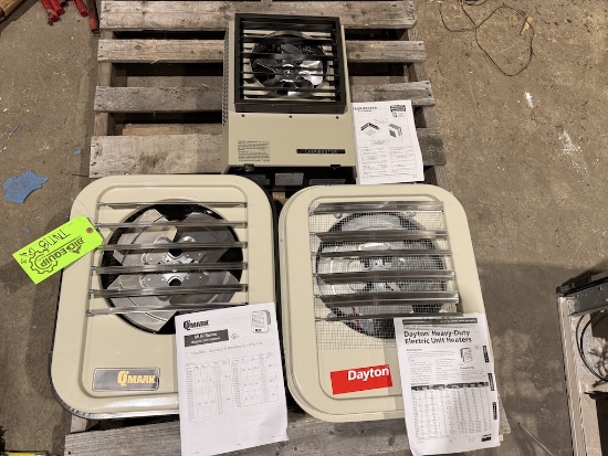 LOT OF 3 HEATERS (TNT18)