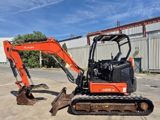2022 KUBOTA U55-5 MINI EXCAVATOR