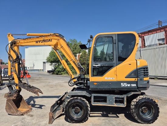 2016 HYUNDAI ROBEX 55W-9A WHEELED EXCAVATOR