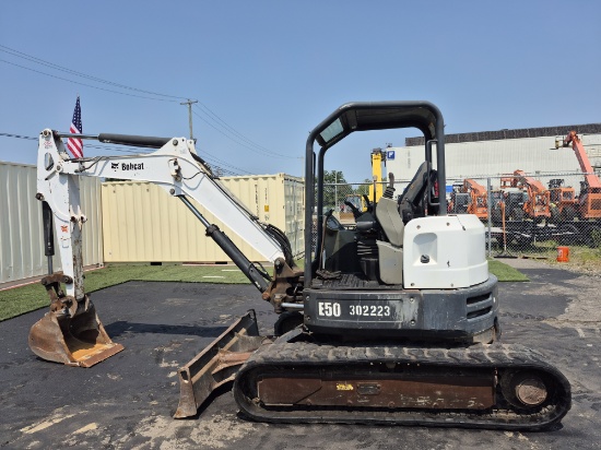 2018 BOBCAT E50 MINI EXCAVATOR