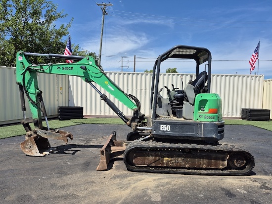2017 BOBCAT E50 MINI EXCAVATOR
