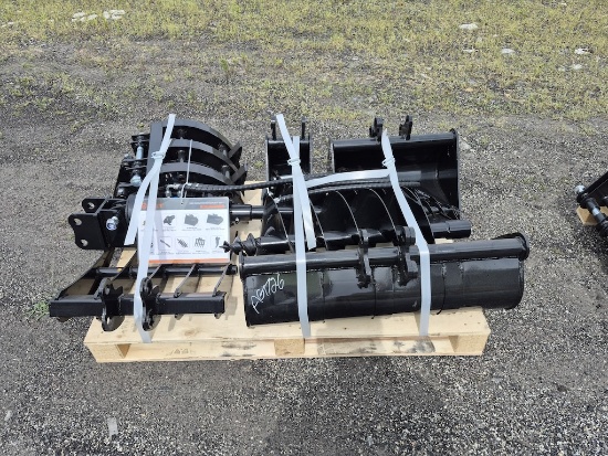 BRAND NEW 2026 AGT SET OF 9 MINI EXCAVATOR ATTACHMENTS (AG726)