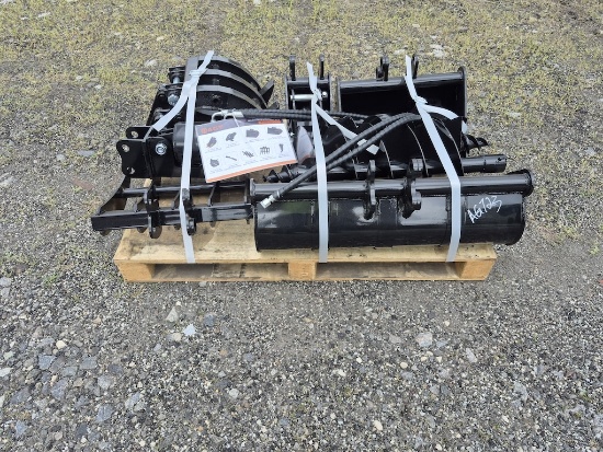 BRAND NEW 2026 AGT SET OF 9 MINI EXCAVATOR ATTACHMENTS (AG723)