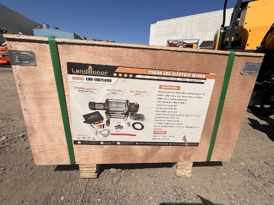 BRAND NEW LANDHONOR 25000LB ELECTRIC WINCH (WA15E)