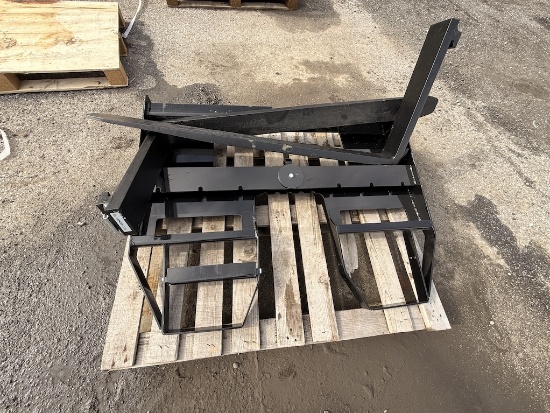 BRAND NEW SKID STEER FORK ATTACHMENT (AG414E)
