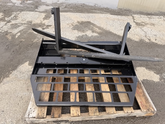 BRAND NEW 2026 MOWER KING SKID STEER FORK ATTACHMENT (AG440E)