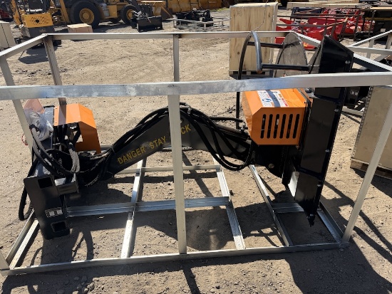 BRAND NEW LANDHONOR ARTICULATING BRUSH CUTTER SKID STEER ATTACHMENT (WA57)
