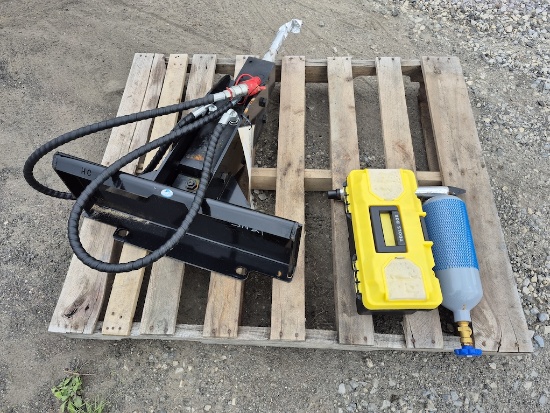 BRAND NEW VORX NL300TC SKID STEER HYDRAULIC BREAKER ATTACHMENT (SN21)
