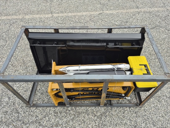 BRAND NEW AGT SKID STEER HYDRAULIC BREAKER ATTACHMENT (AG733)