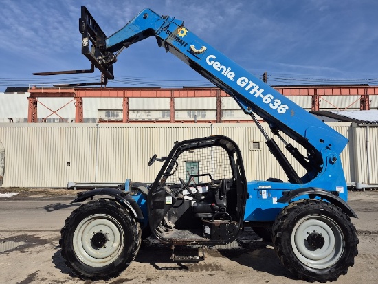 2016 GENIE GTH-636 6,000LB TELESCOPIC FORKLIFT
